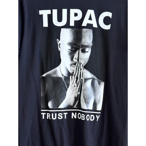 Bravado Merchandising Tupac “Trust Nobody”‎ Tee Size Large Men's NWOT - Picture 3 of 4